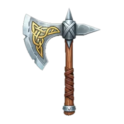 Knotwork axe